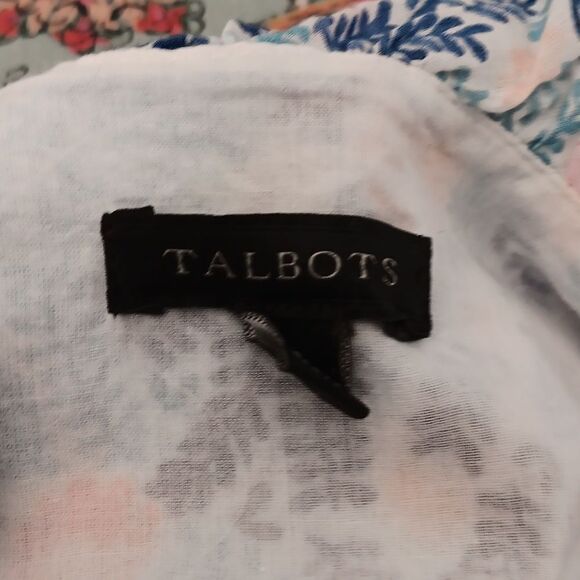 Talbots Tiered Cotton Dress - Picture 11 of 15